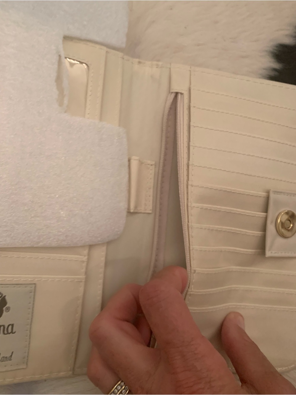 Spartina 449 Carleston map snap wallet NWT - Picture 12 of 16